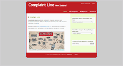 Desktop Screenshot of complaintline.org.nz